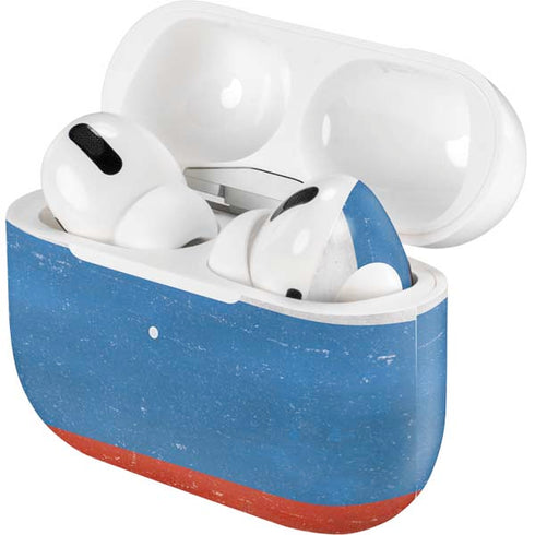Russian Flag Distressed AirPods Skins